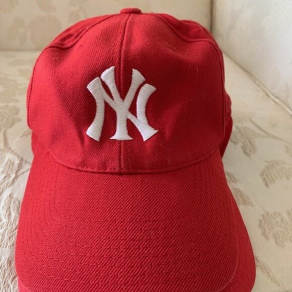 NY YANKEES MLB BASEBALL CAPS  ( three for 30) - Picture 2 of 7